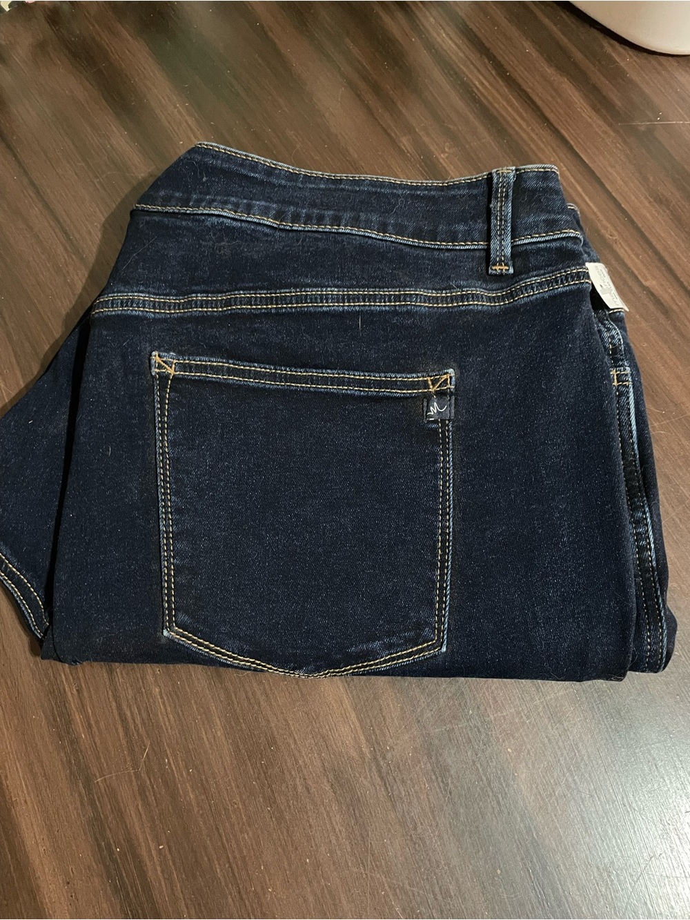 Maurices Dark Blue Stretch jeans with Contrast Stitching